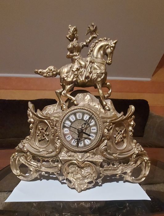 Antyki  Zegar z mosiądzu