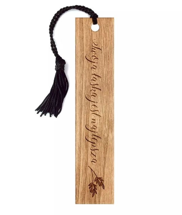 Zakładka drewniana. Twoja łaska jest najlepsza. Szaron