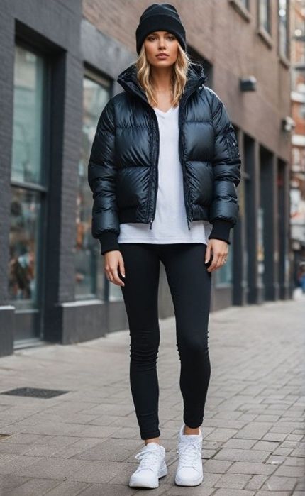 Класичні чорні джинси-скіни H&M (розмір 34)