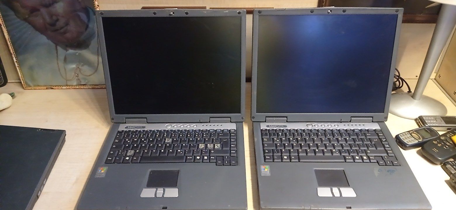 Laptopy Maxdata i HP. Na części sprawne.