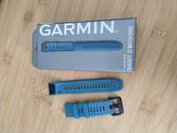 Silikonowy pasek Garmin Quickfit 22mm - lakeside blue (niebieski)