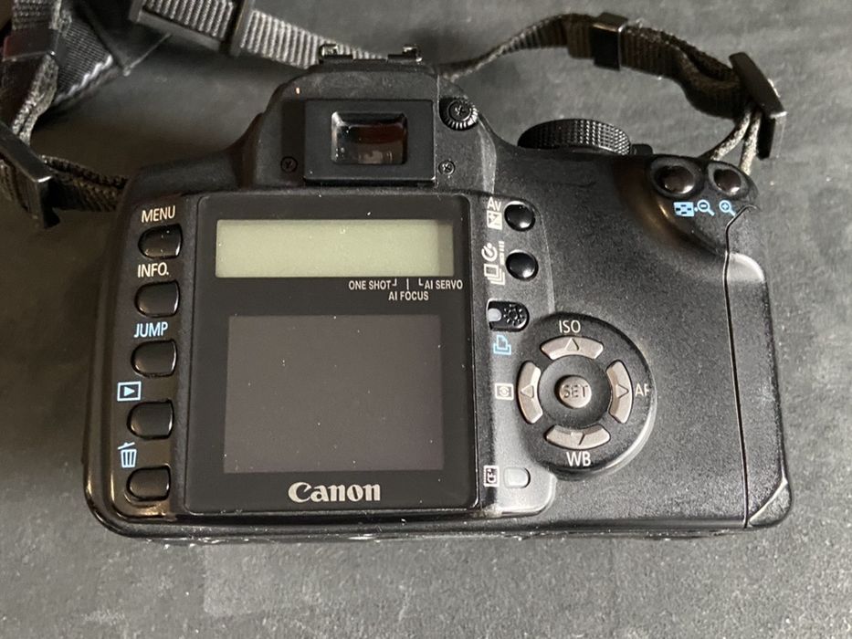 Canon EOS 350D muitos acessorios