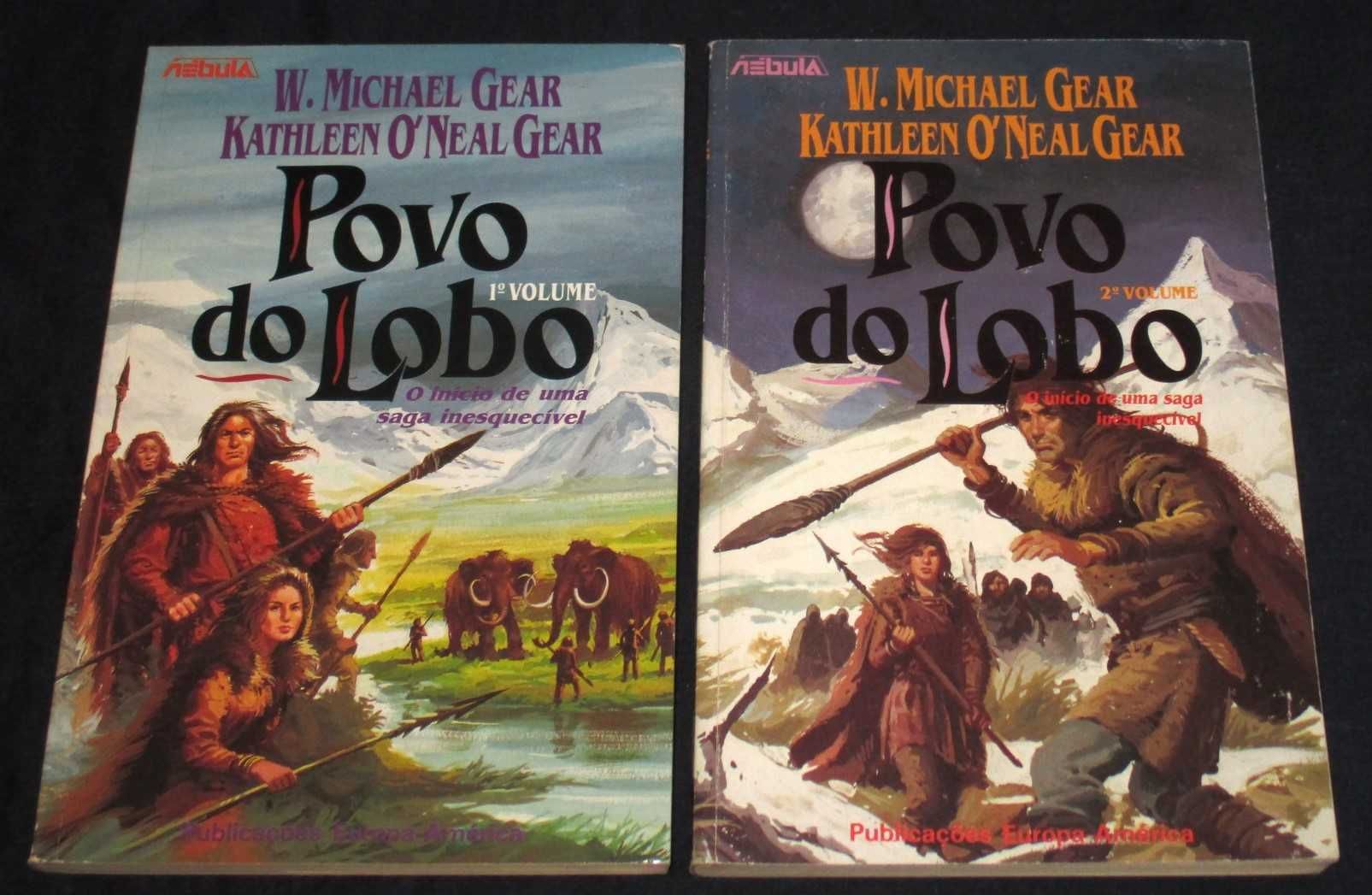 Livros Povo do Lobo W. Michael Gear Kathleen O'Neal Gear