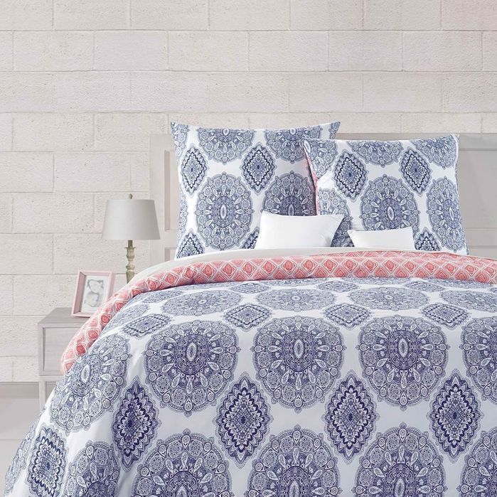 Pościel 155x200cm Bawełna 3-Częściowy Medalion