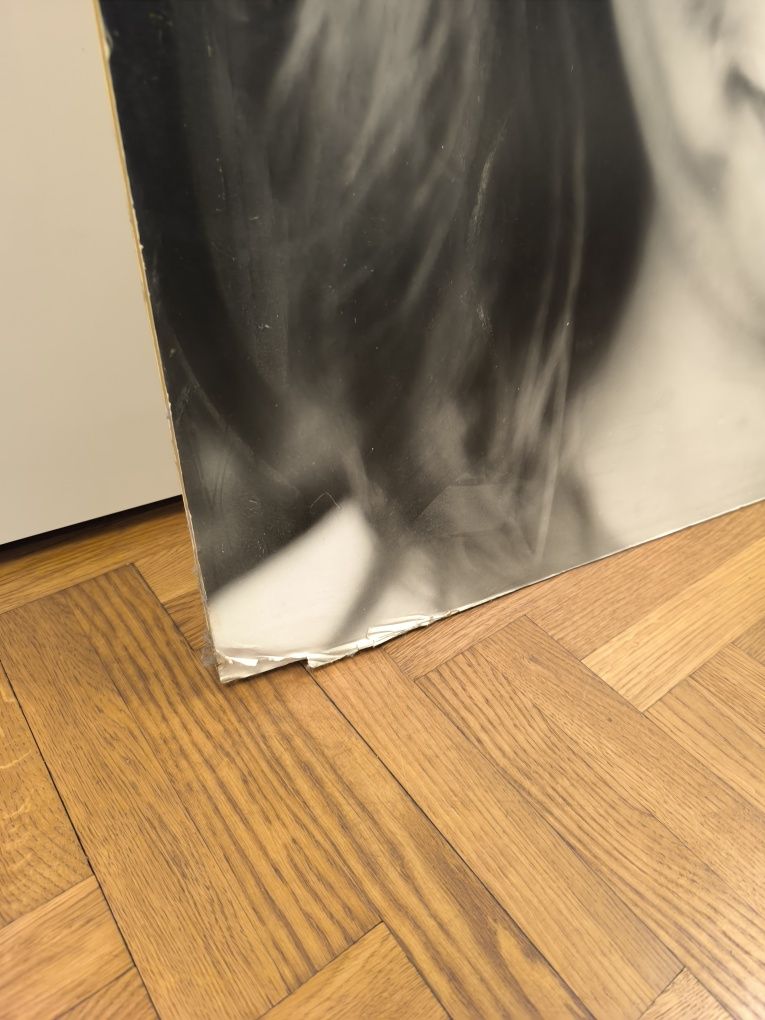 Fotografia wielkoformatowa portret dziwczynki obraz czarno biała 120cm