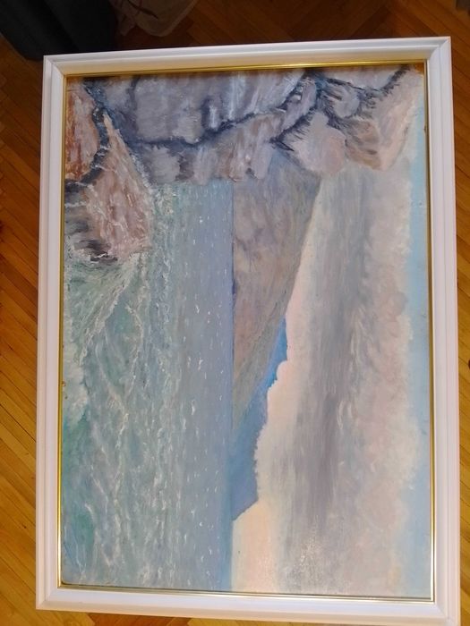 Продам картину маслом на картоне.  Авторская работа.   905*665