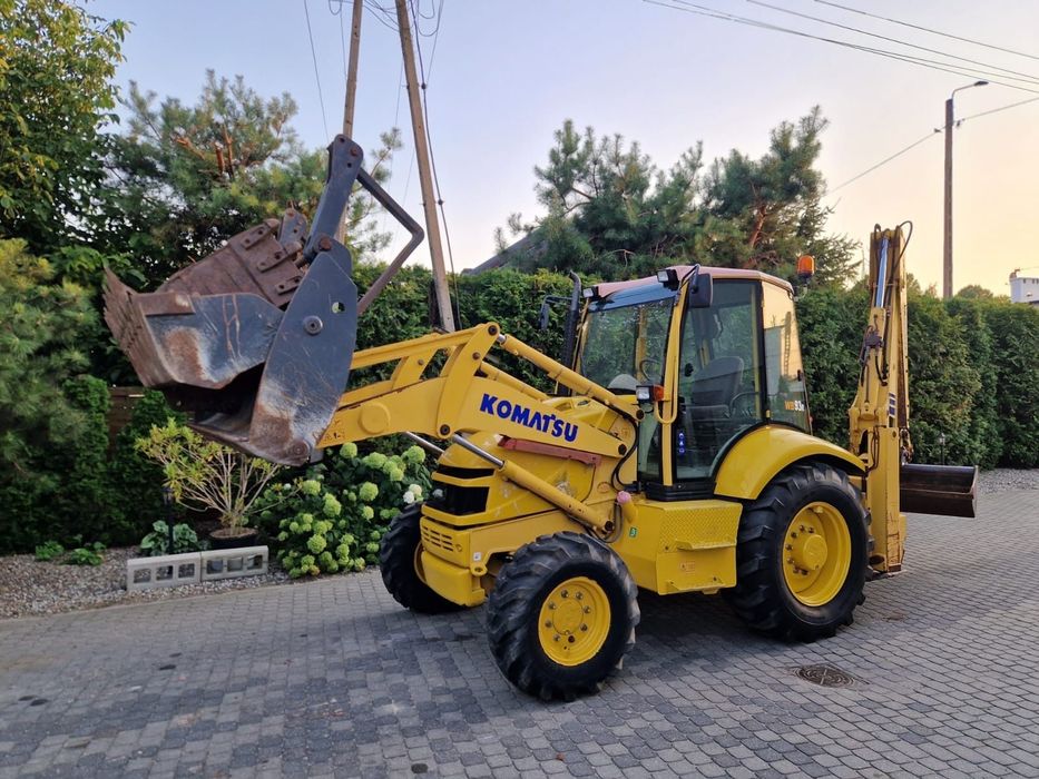 Komatsu WB 93R  Import Teleskop Sprawdzona Koparko-ładowarka kołowa używana