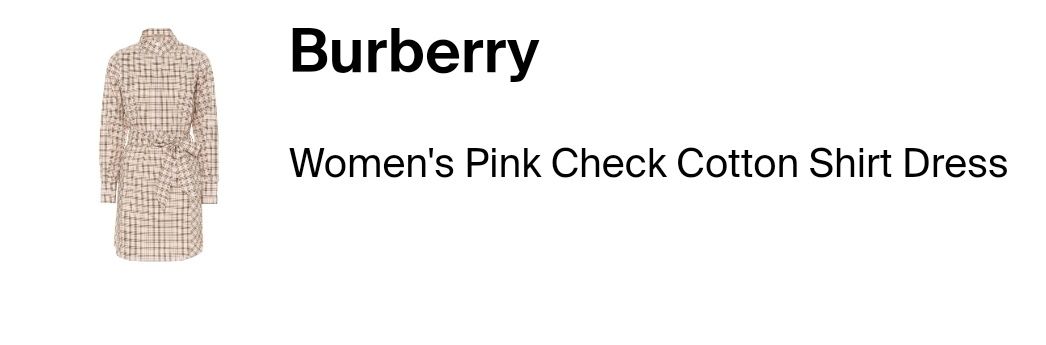 Burberry nowa sukienka