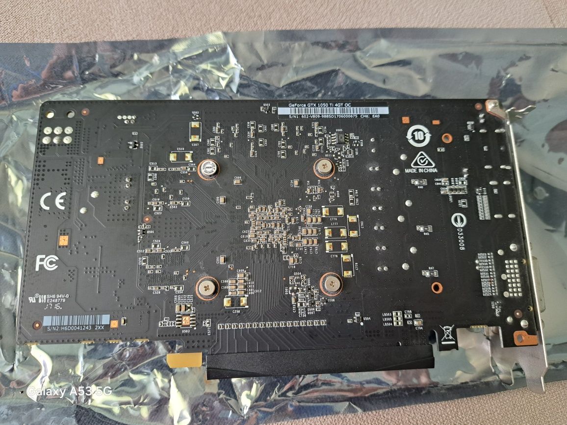 MSI GeForce 1050Ti OC 4 GB