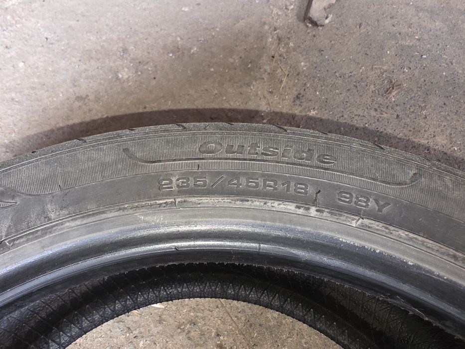 235/45/18 продам гуму б/у Fulda