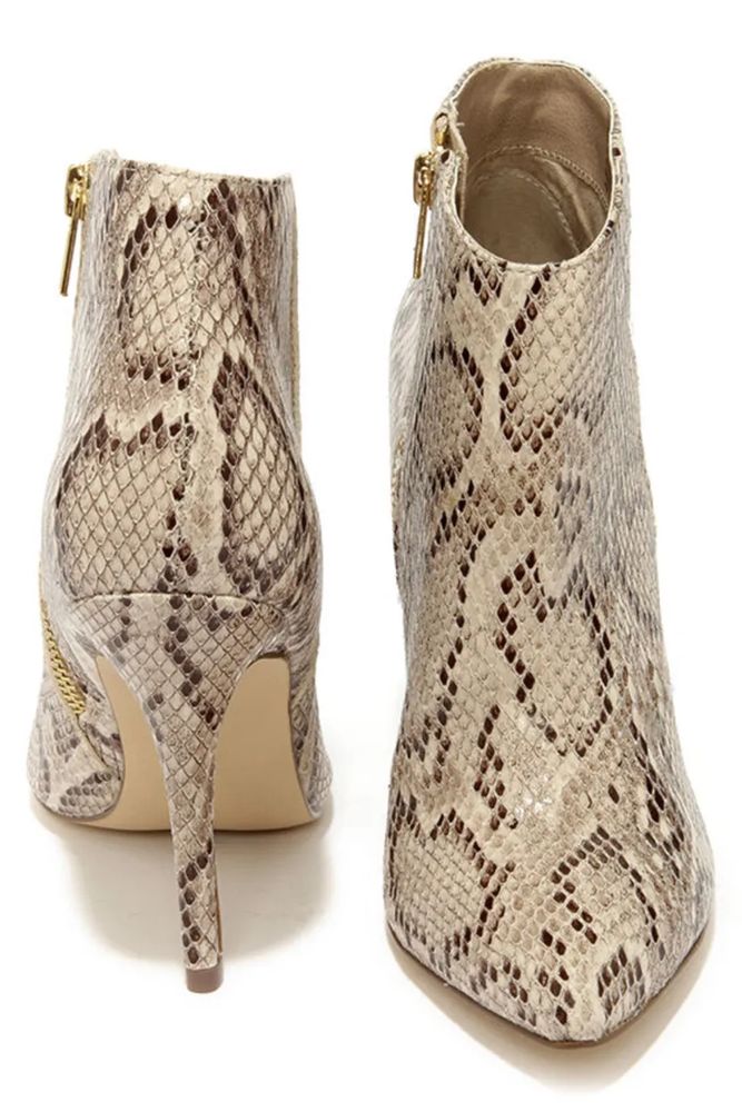 Ботинки на высоком каблуке Steve Madden Grrand Natural Snake