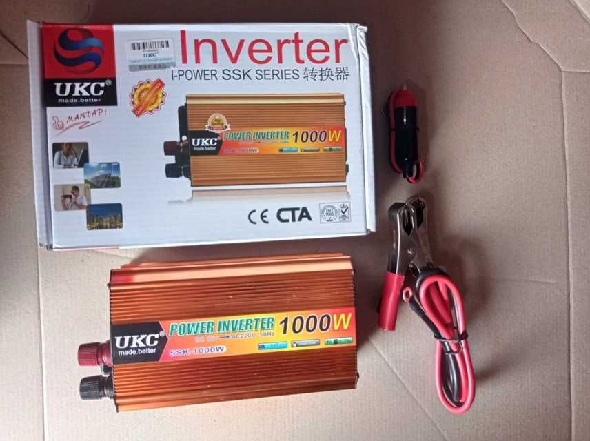 UKC 1000w  преобразователь тока c 12 в - 220 в ac/dc