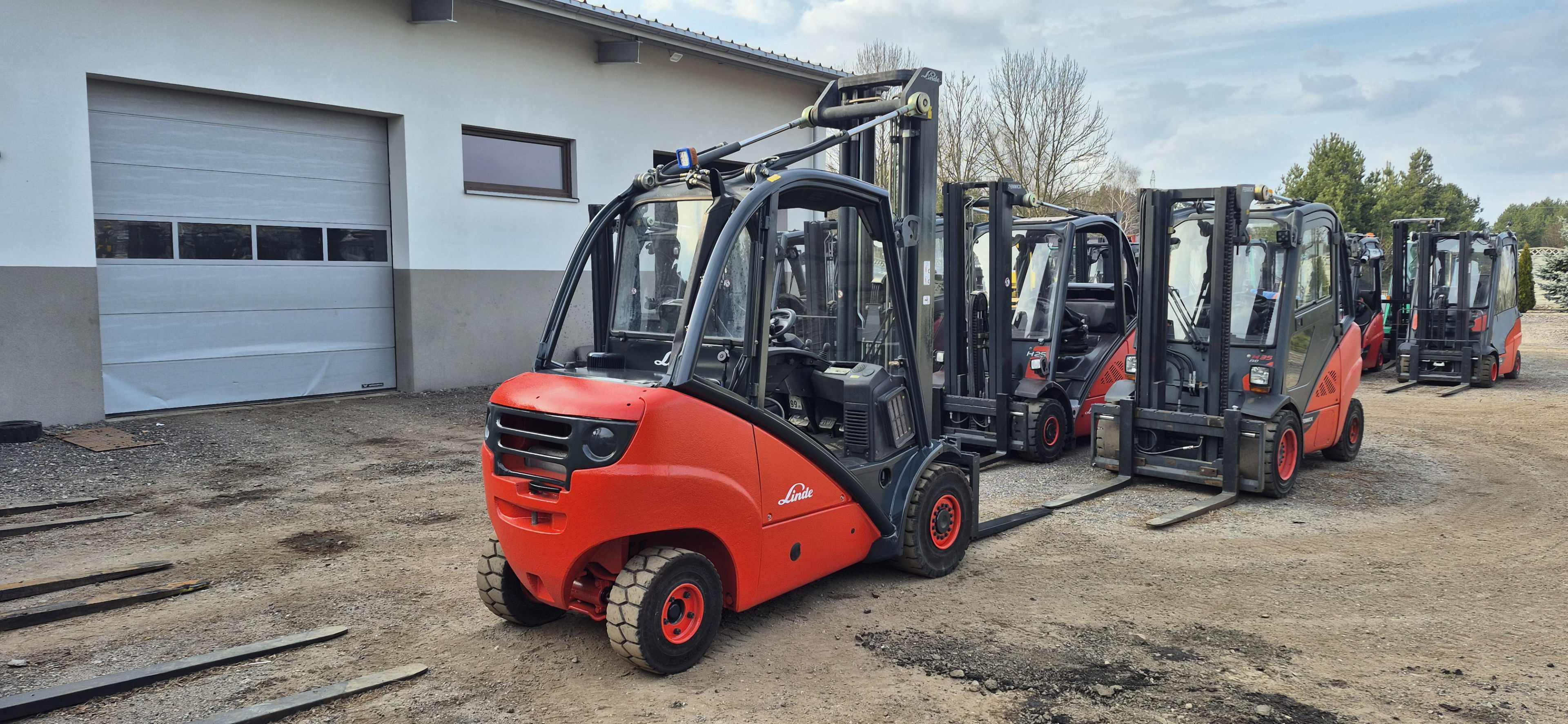 Wózek Widłowy Linde H30D. Diesel. Triplex 6.40m. 4 sekcje. Stan BDB