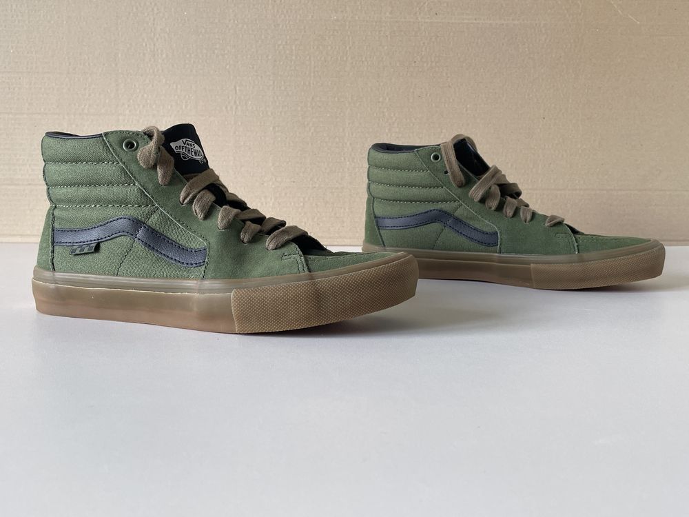Vans Pop cush замшеві кеди хайтопи кросівки р. 41 оригінал