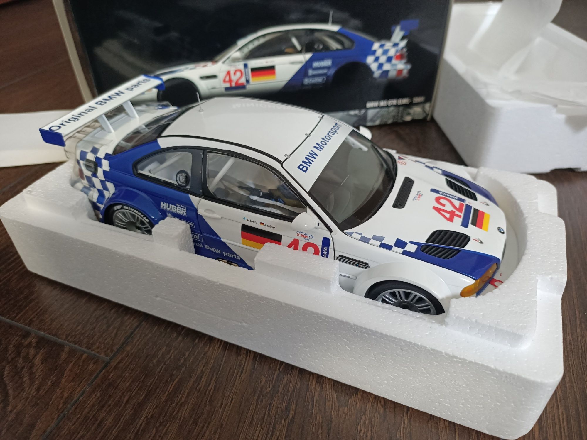 Model 1/18 Minichamps BMW M3 GTR ELMS, 1:18