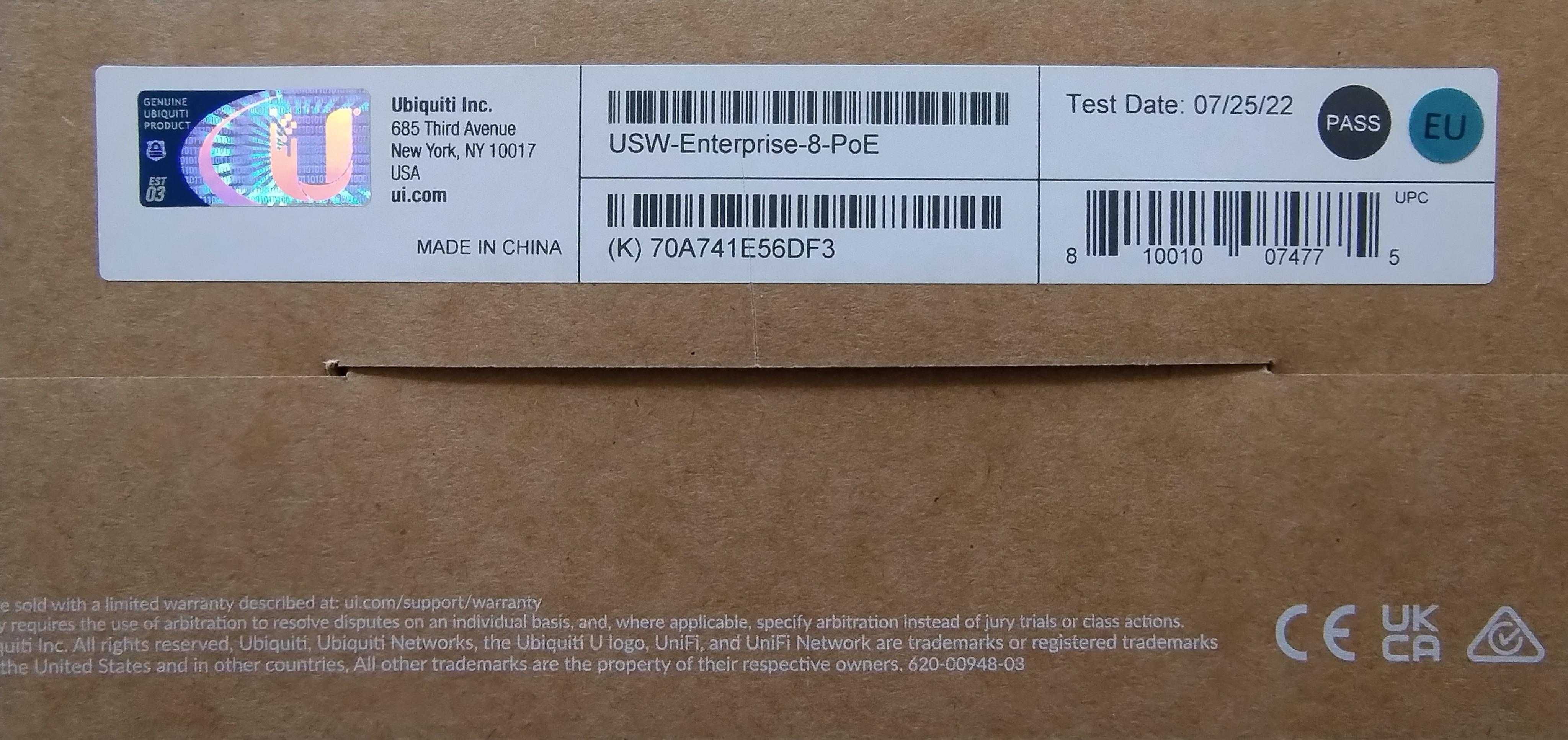 Switch UniFi USW-Enterprise-8-PoE
