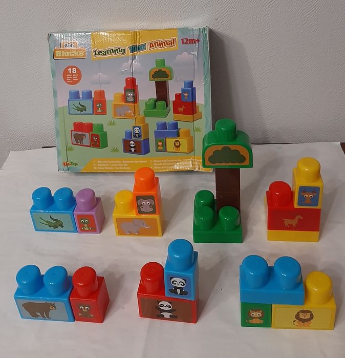 Детский конструктор Kids blocks от 12 мес.