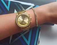 Zegarek złoty + bransoletka nowe nieużywane