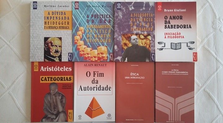 Filosofia: Lyotard/ Foucault/ Morin/ Nietzsche/ Heidegger/ L. Wolfson