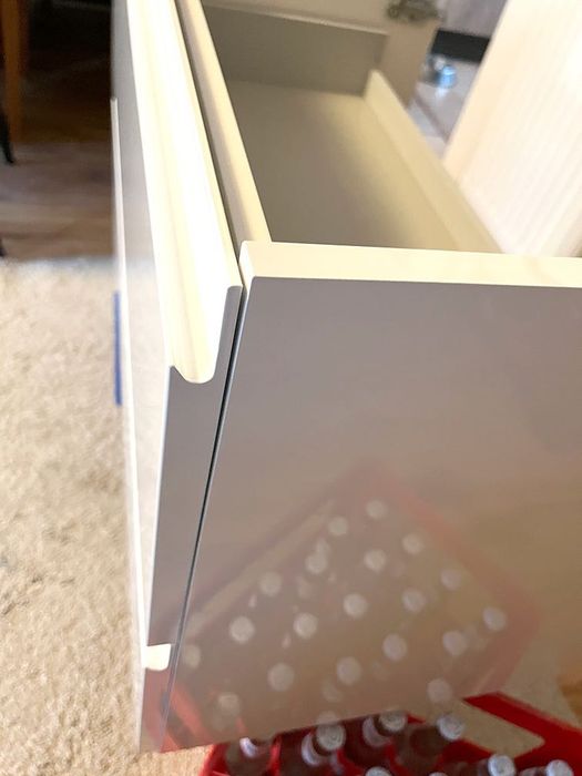 Szafka łazienkowa pod umywalkę Cersanit Moduo 80 Cm biały połysk