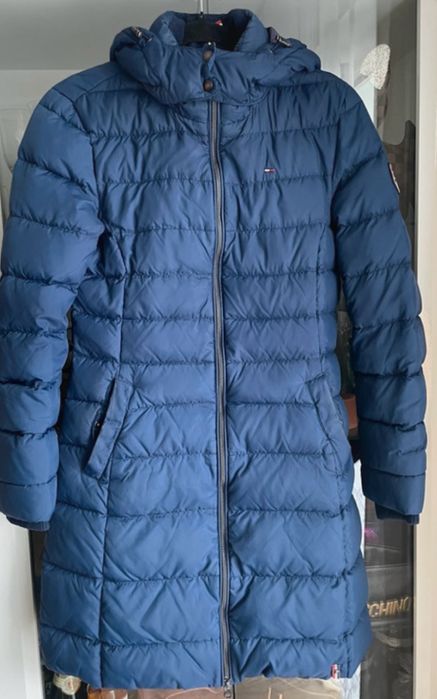 Plaszcz puchowy Tommy hilfiger granatowy roz m