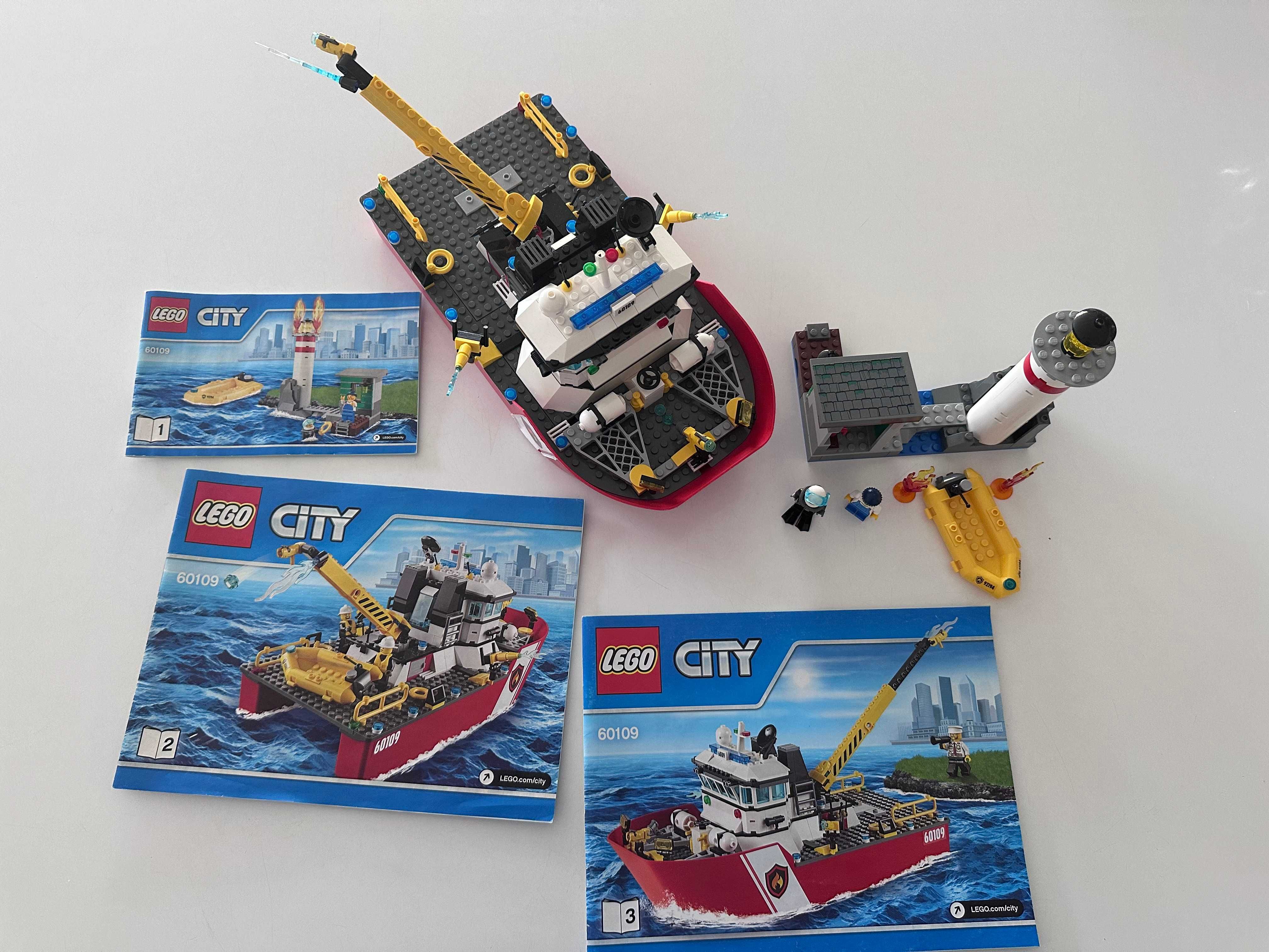 Lego city Łódź strażacka 60109