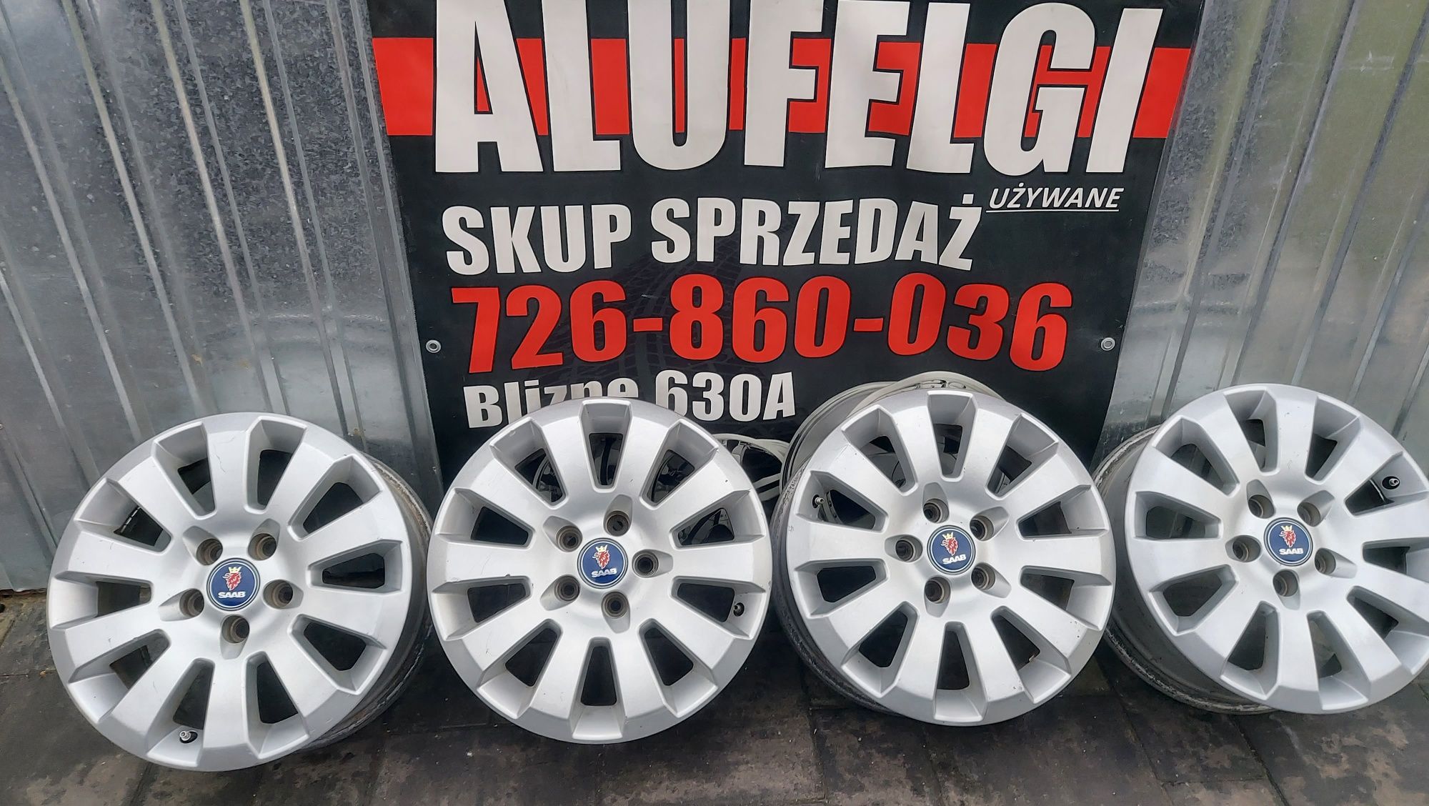 Alufelgi 16 cali 5x110 SAAB