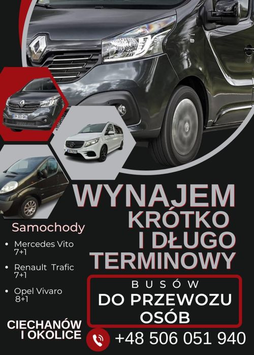 Wynajem busa 9 osobowego