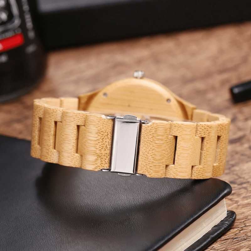 Zegarek męski bambusowy kwarcowy Bamboo Watch Series