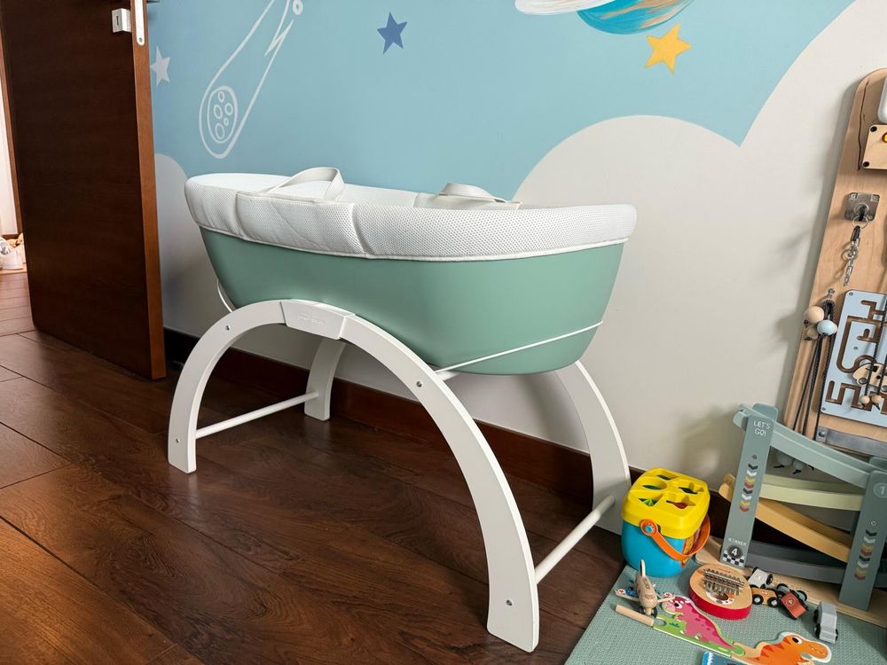 Kosz Mojżesza ze Stojakiem Dreami Eucalyptus Shnuggle