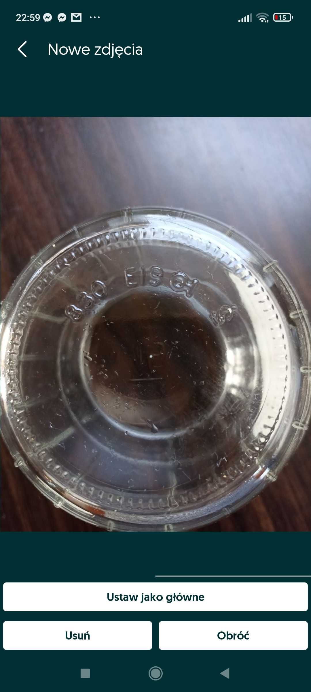 Słoik ozdobny 830 ml. 6 szt. z pokrywką