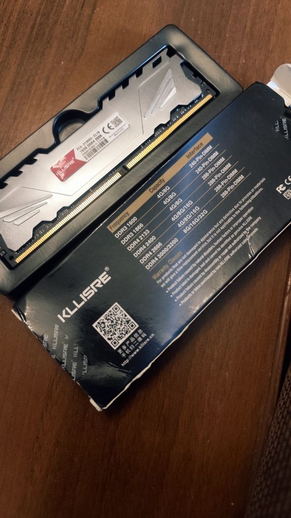 Нова оперативна пам'ять Kllisre / 16 GB / PC4-21300U-CL19 / DDR4