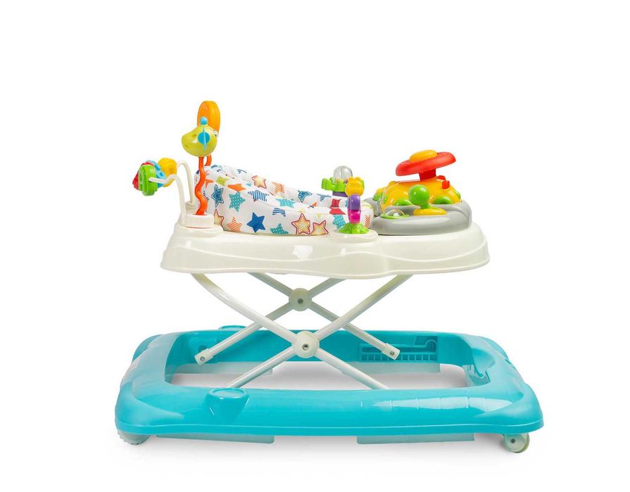 Edukacyjny chodzik siedzisko 360° STEPP light blue TOYZ-20392