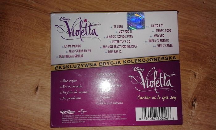 Violetta płyty CD x 2 , muzyka Cantar Es Lo Que Soy Kolekcjonerska
