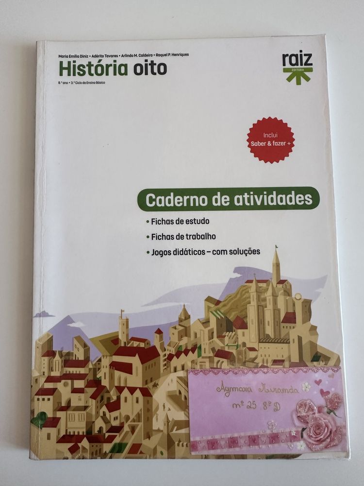 Manual de História 8 ano “História oito” com Caderno de Atividades