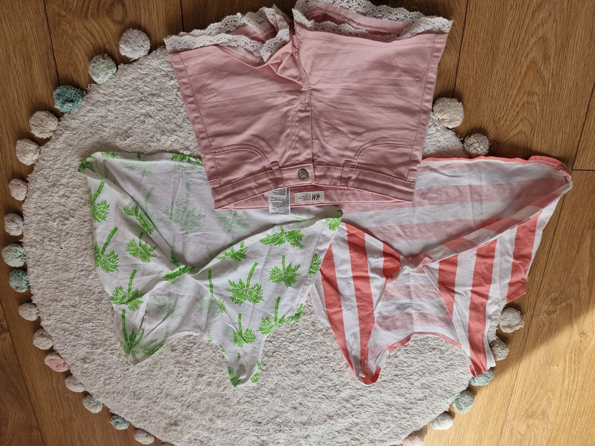 Spodenki jensowe Topy zara h&m 134