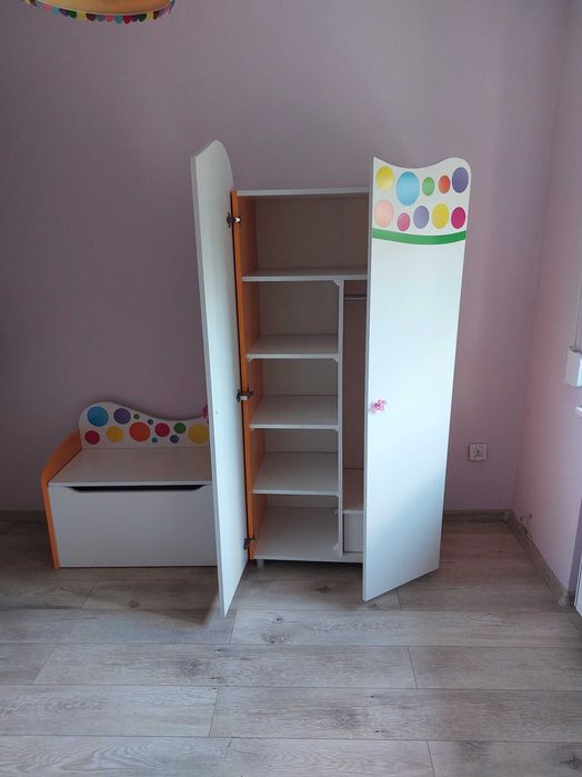 Komplet mebli 6sztuk Baby Best kolejcja Rainbow