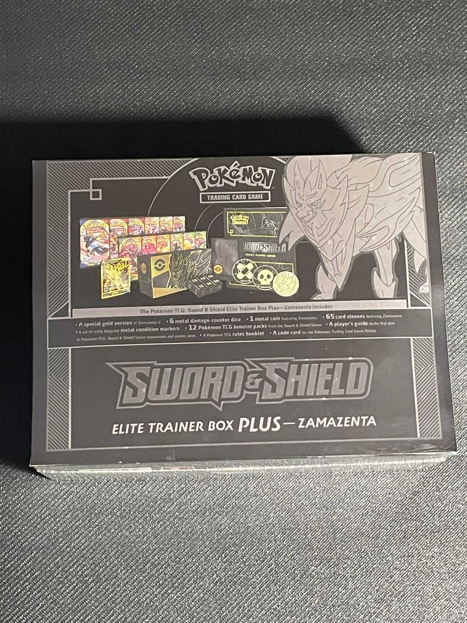Pokémon Elite Trainer Box Plus Zamazenta Selada