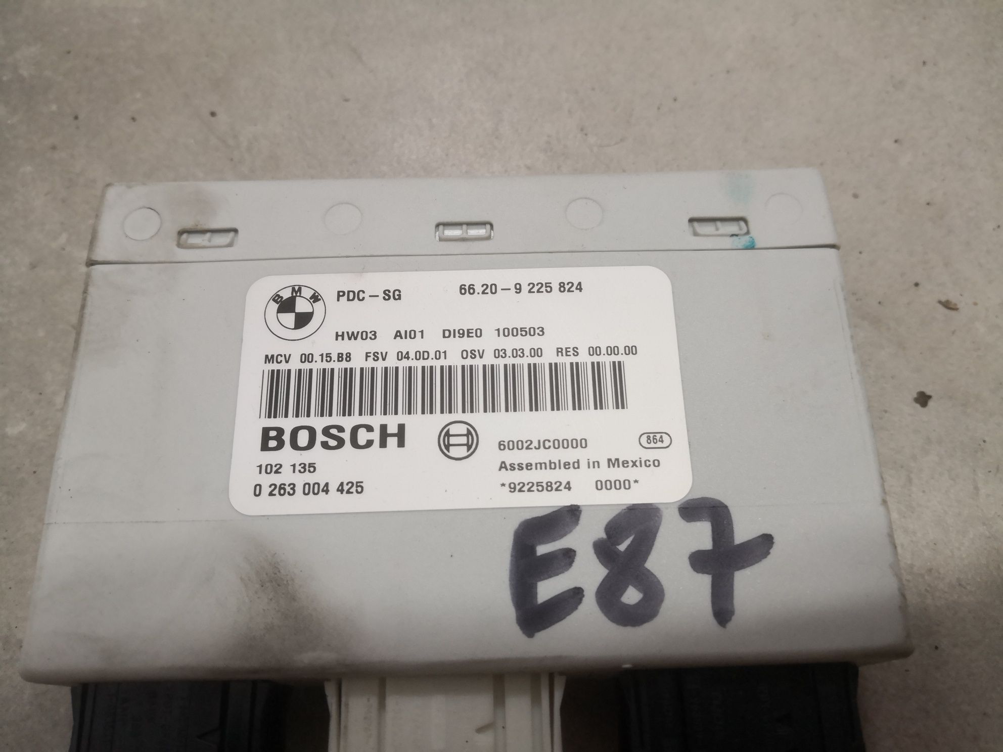 Moduł PDC BMW e87 e81 e82 e88 e90 e91 e92 sprawny gwarancja