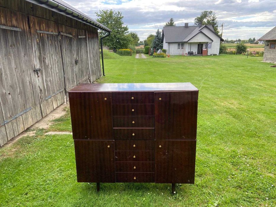 Komody PRL-komplet 2 sztuki