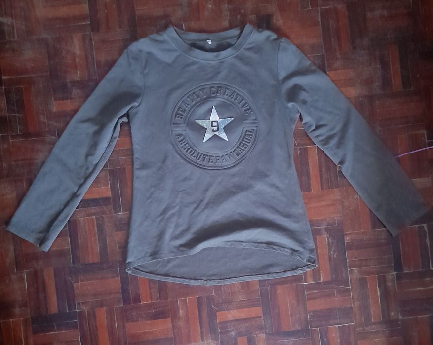 Camisola verde escura
