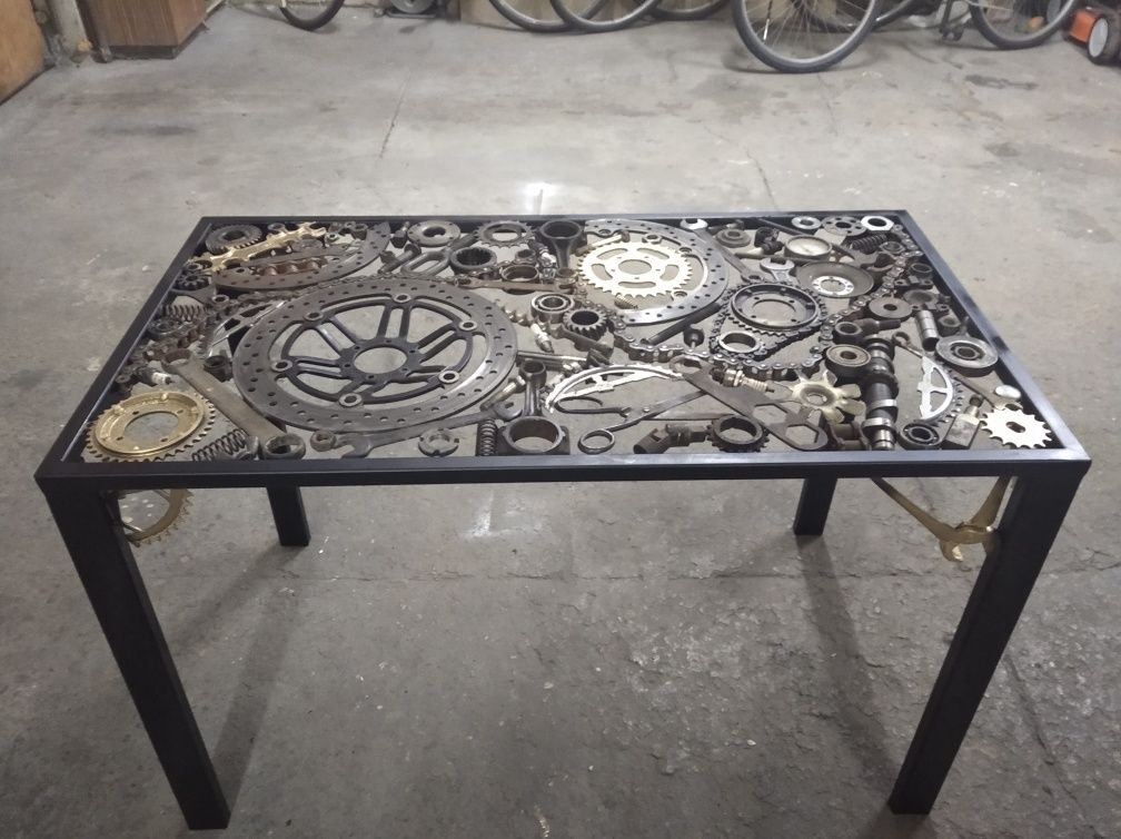 Meble z metalu industrial