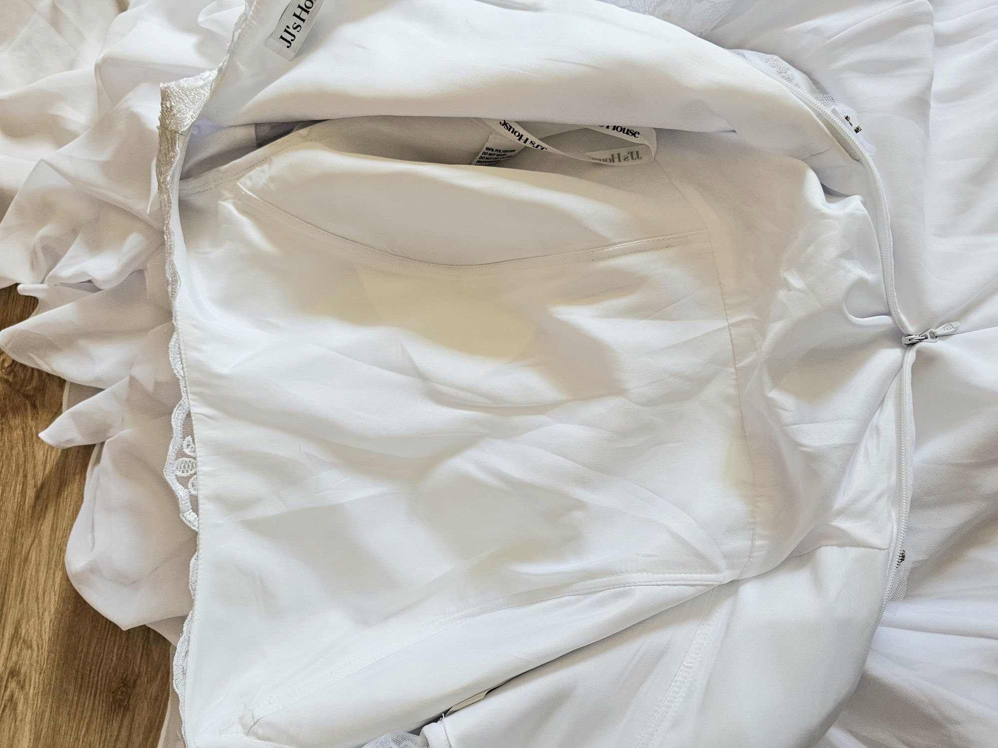 Piękna zjawiskowa biała suknia ślubna plus size r.4Xl JJ's Hause