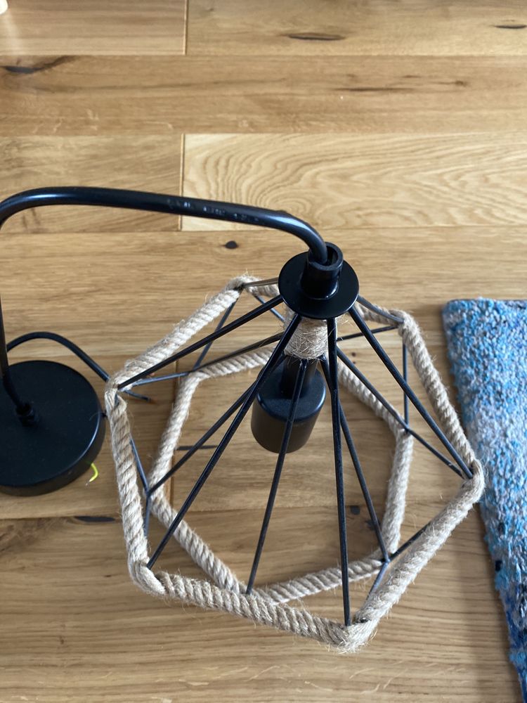 Lampa wisząca pojedyncza boho wiązana