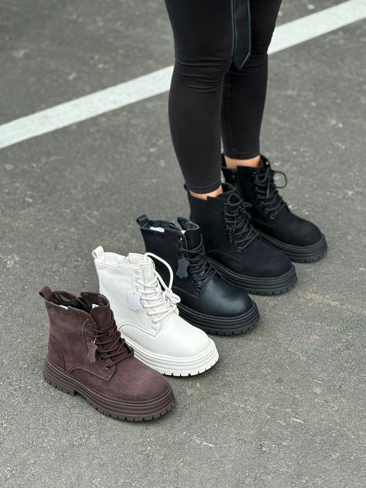 Женские Зимние Ботинки на меху, ботинки зимние, жіночі черевики