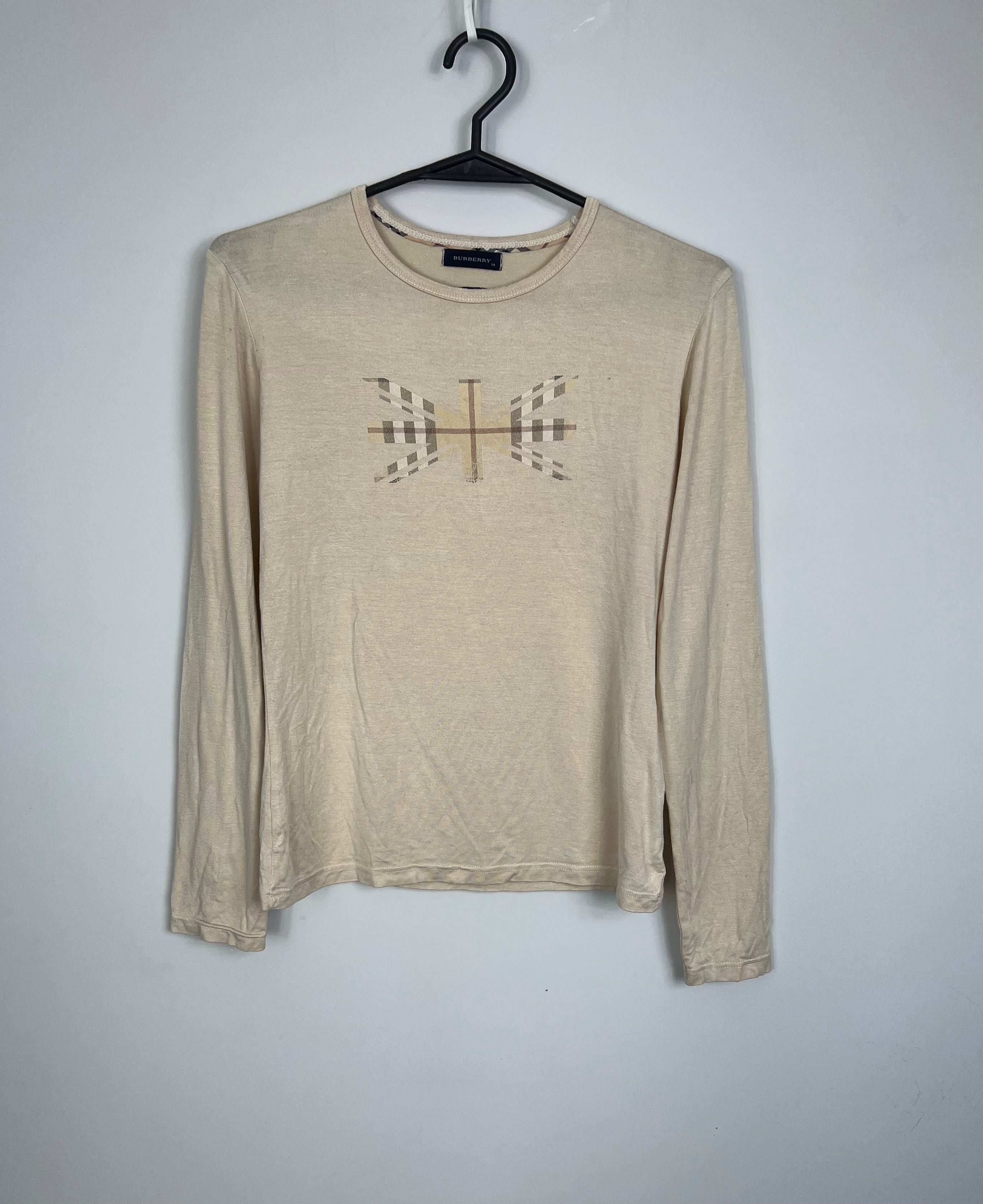 Longsleeve Burberry big logo flag