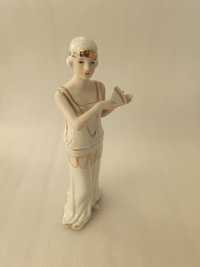 Figurka porcelanowa styl Art Deco, klejona