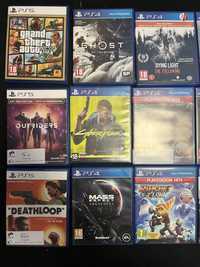 Gry ps5 / ps4 GTA5, ghost, dying light, cyberpunk, resident evil