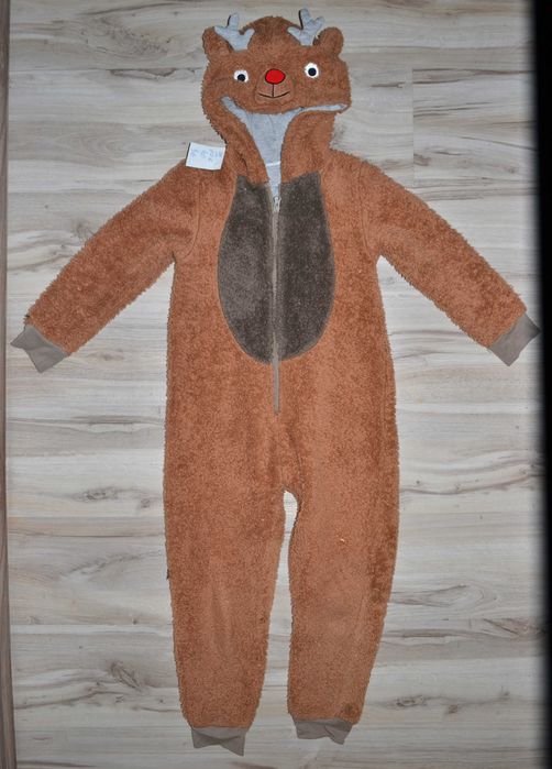 91^ renifer jelonek sarenka strój przebranie piżama 6/7 Lat 116/122