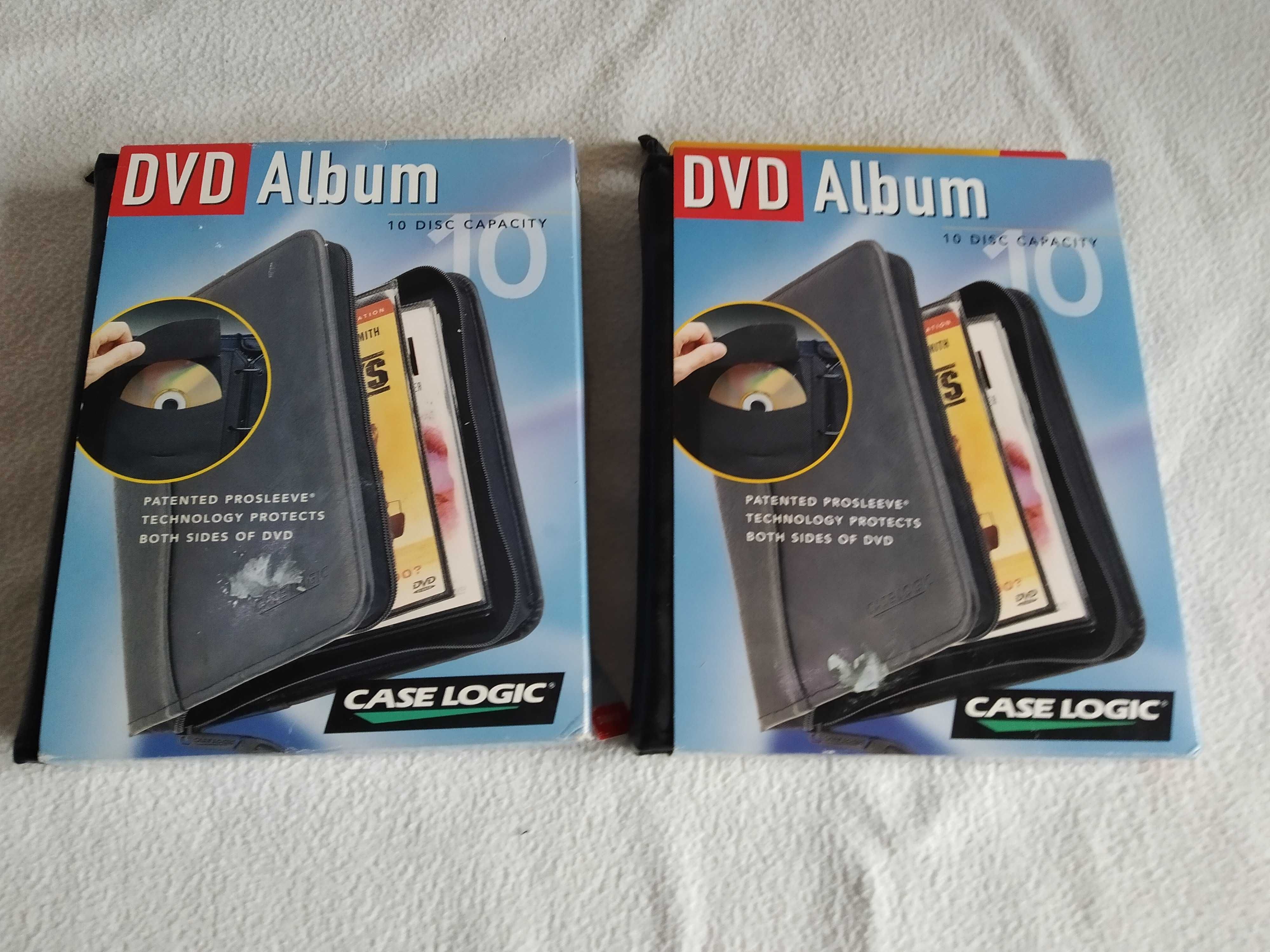 Etui na płyty CD/DVD – każde na 10 płyt. Cena za oba etui